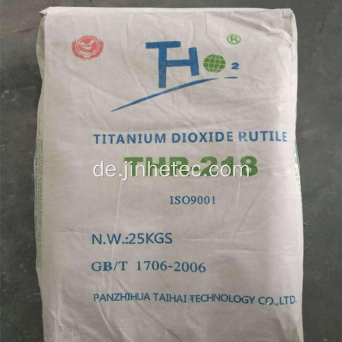 94% Reinheit White Power Titan Dioxid Rutil Thr216/218